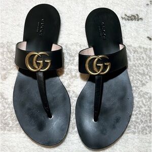 Gucci GG T-strap Sandal